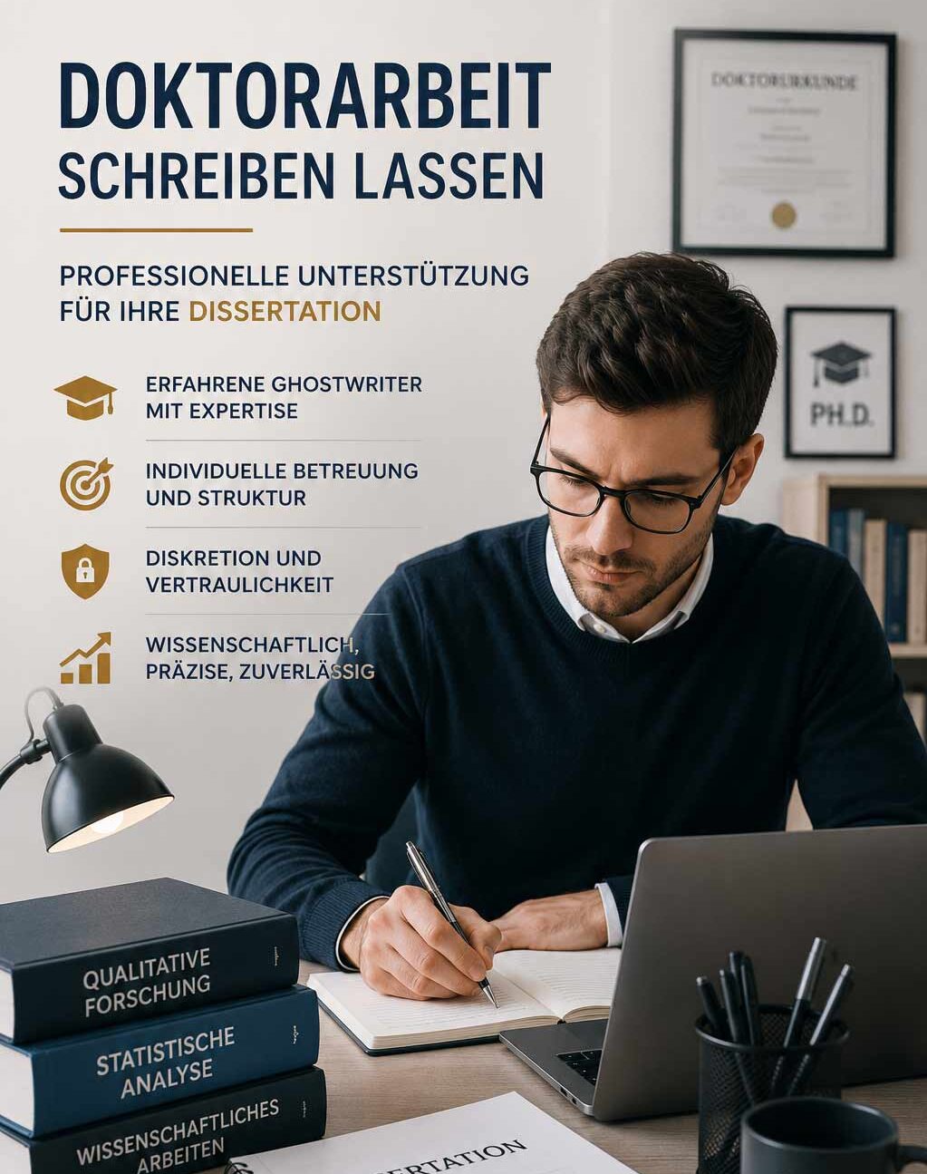 Doktorarbeit schreiben lassen in Österreich – professionelle Unterstützung bei Dissertationen